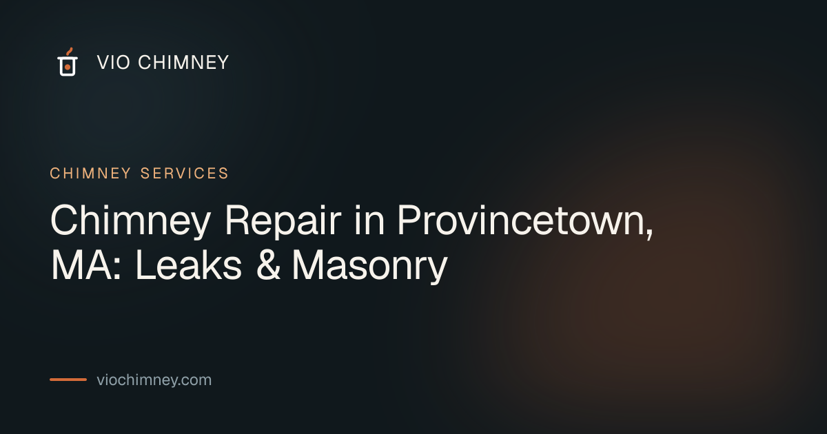 Chimney Repair in Provincetown, MA: Leaks & Masonry