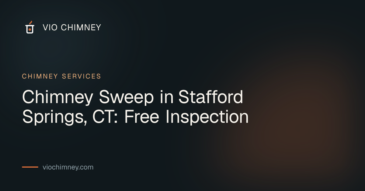 Chimney Sweep in Stafford Springs, CT: Free Inspection